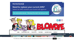 Desktop Screenshot of blondie.com