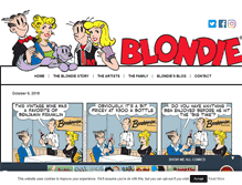 Tablet Screenshot of blondie.com